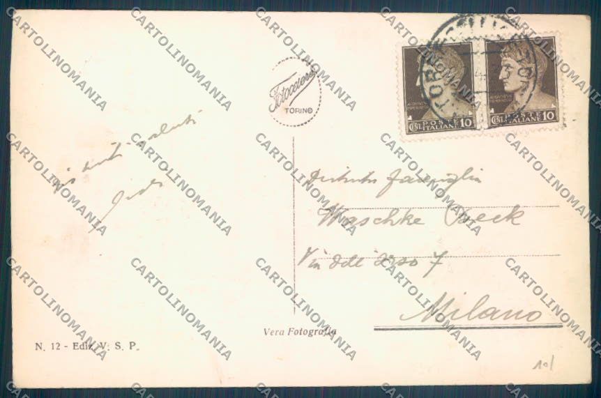 Torino Pinerolo Foto cartolina ZT1170 – retro