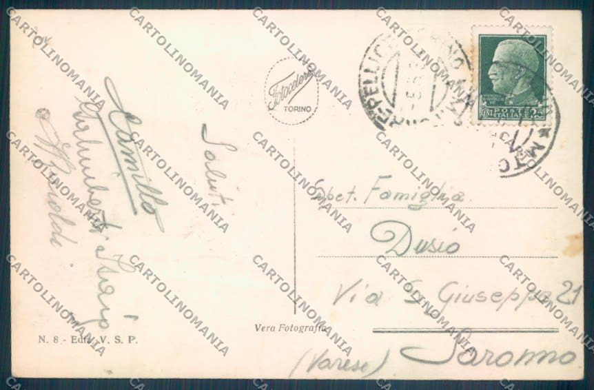 Torino Pinerolo Foto cartolina ZT1172 – retro