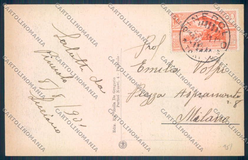Torino Pinerolo cartolina ZT1175 – retro