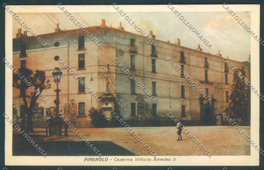 Torino Pinerolo Caserma cartolina ZT1201 – fronte