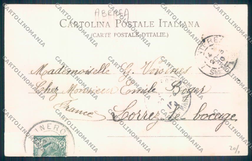Torino Pinerolo ABRASA cartolina ZT1209 – retro