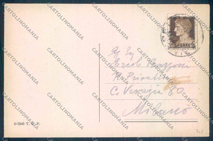 Torino Pinerolo cartolina ZT1214 – retro