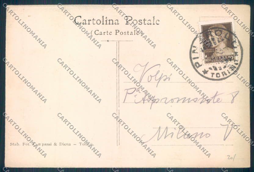 Torino Pinerolo cartolina ZT1215 – retro