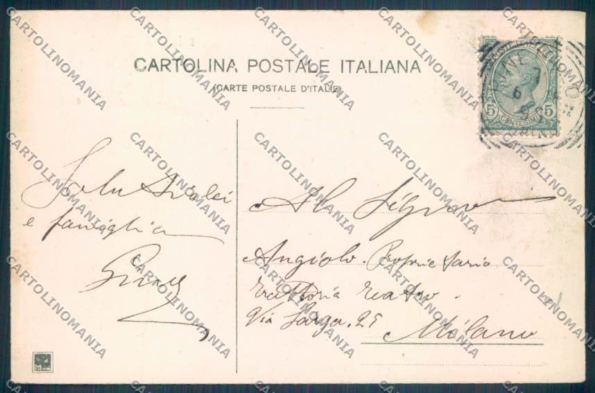 Torino Pinerolo Caserma cartolina ZT1216 – retro
