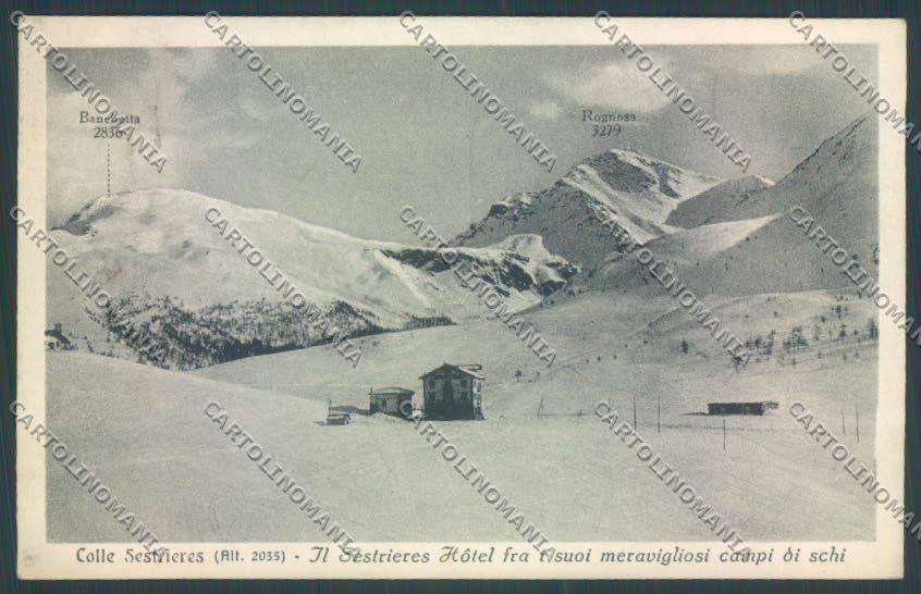 Torino Sestriere Nevicata cartolina ZT1226 – fronte