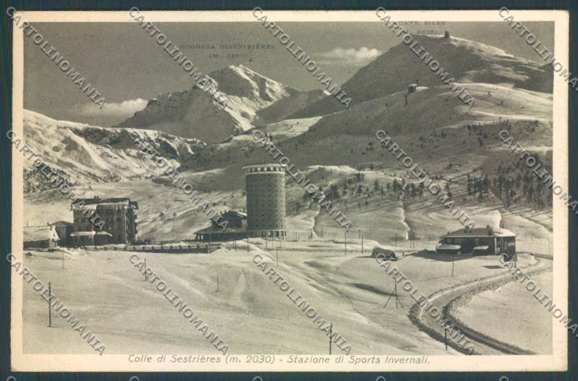 Torino Sestriere Nevicata cartolina ZT1232 – fronte