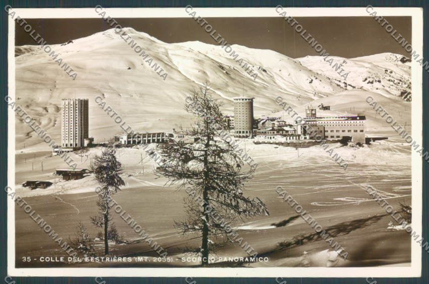 Torino Sestriere Nevicata Foto cartolina ZT1252 – fronte
