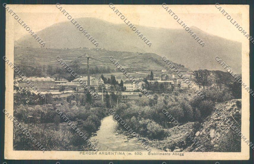 Torino Perosa Argentina PEGHINE STRAPPO cartolina ZT1305 – fronte