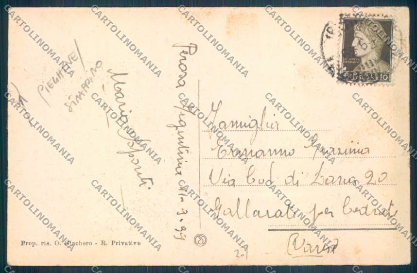Torino Perosa Argentina PEGHINE STRAPPO cartolina ZT1305 – retro