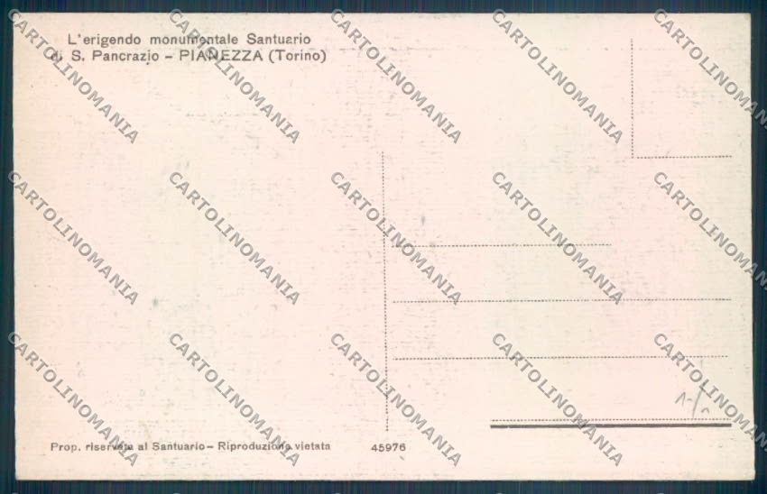 Torino Pianezza cartolina ZT1312 – retro