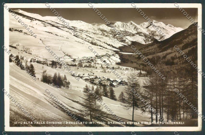 Torino Pragelato Nevicata Foto cartolina ZT1335 – fronte