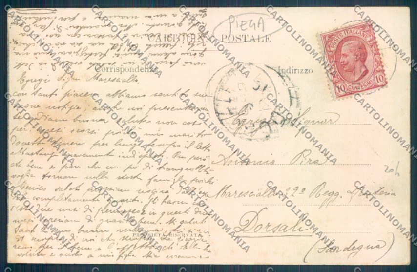Torino Parella PIEGA cartolina ZT1351 – retro