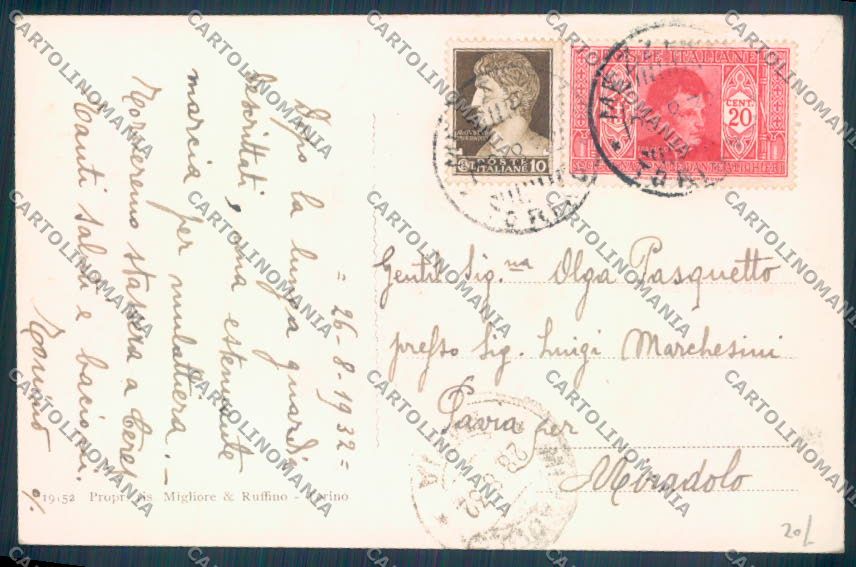 Torino Pessineto cartolina ZT1352 – retro