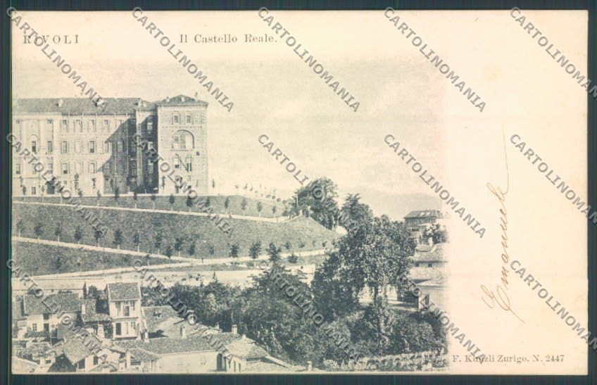 Torino Rivoli 1900 cartolina ZT1376 – fronte