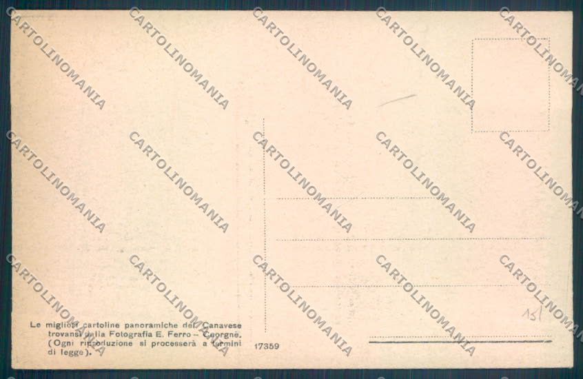 Torino Rocca Canavese cartolina ZT1390 – retro