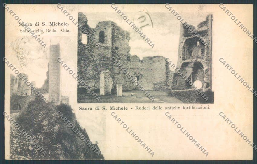 Torino Val Susa Sacra di San Michele cartolina ZT1399 – fronte