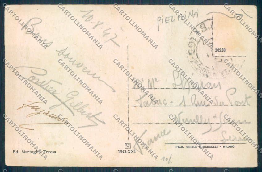 Torino San Antonino di Susa PIEGHINA cartolina ZT1421 – retro
