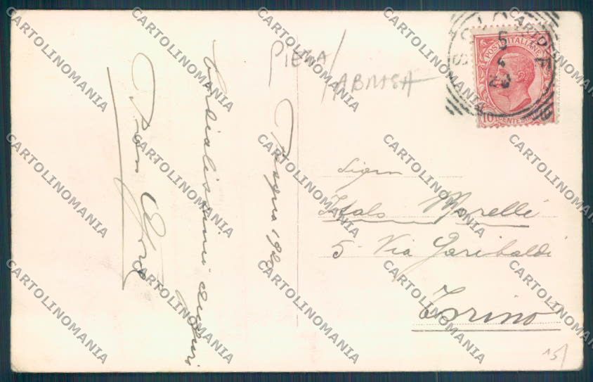 Torino Sciolze PIEGA ABRASA cartolina ZT1432 – retro