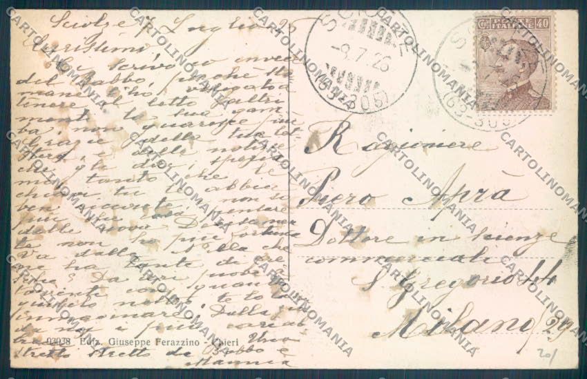 Torino Sciolze cartolina ZT1456 – retro