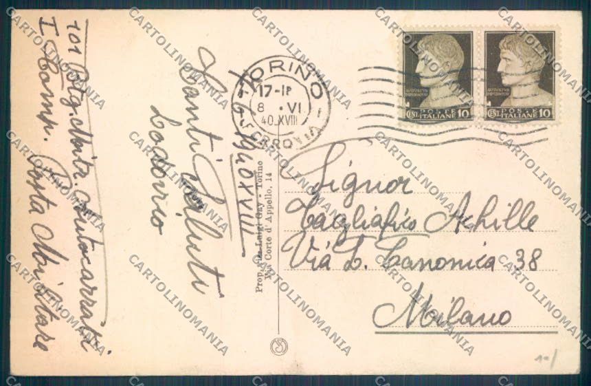 Torino Susa cartolina ZT1477 – retro