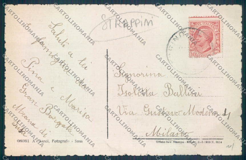 Torino Susa STRAPPINI cartolina ZT1478 – retro
