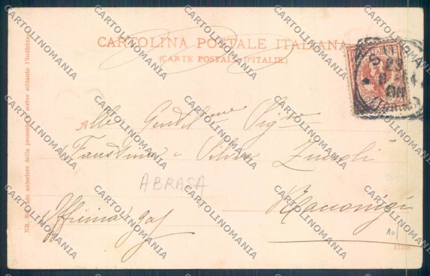 Torino Susa ABRASA cartolina ZT1486 – retro