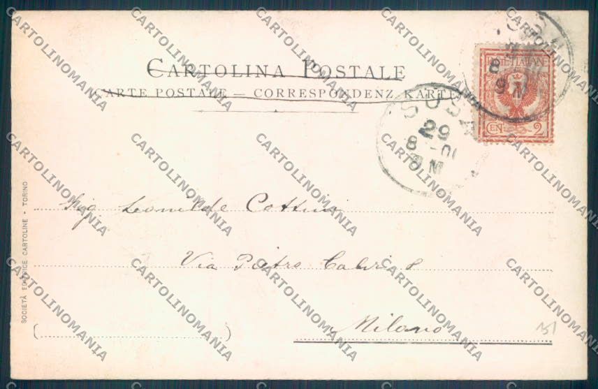 Torino Susa cartolina ZT1504 – retro