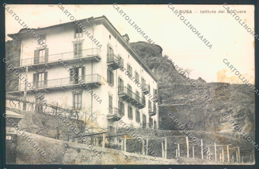 Torino Susa PIEGHE MACCHIE cartolina ZT1509 – fronte