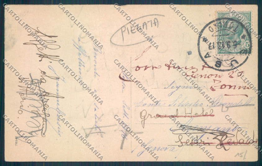 Torino Susa PIEGATA cartolina ZT1522 – retro