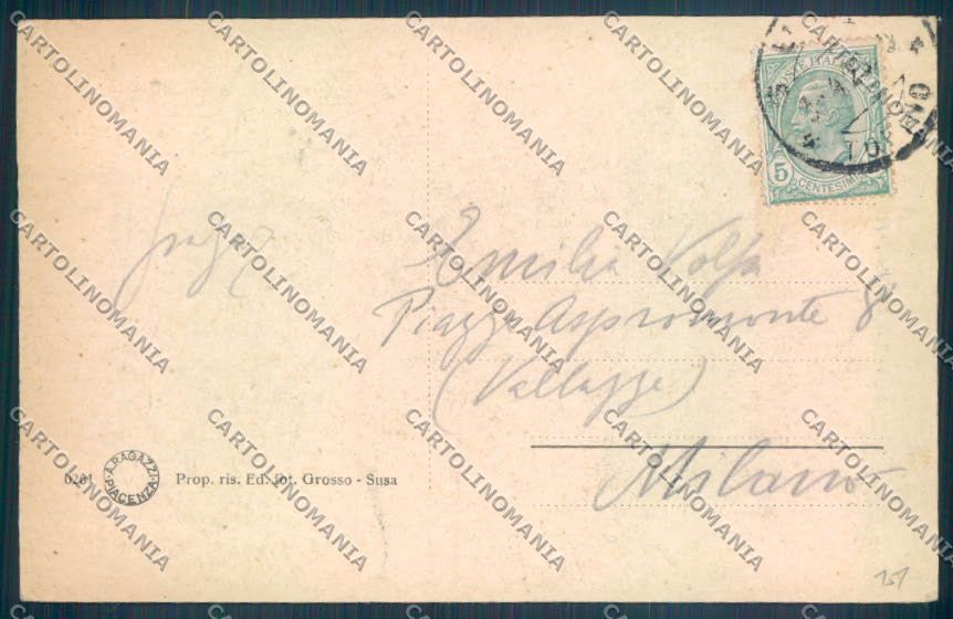 Torino Susa cartolina ZT1523 – retro