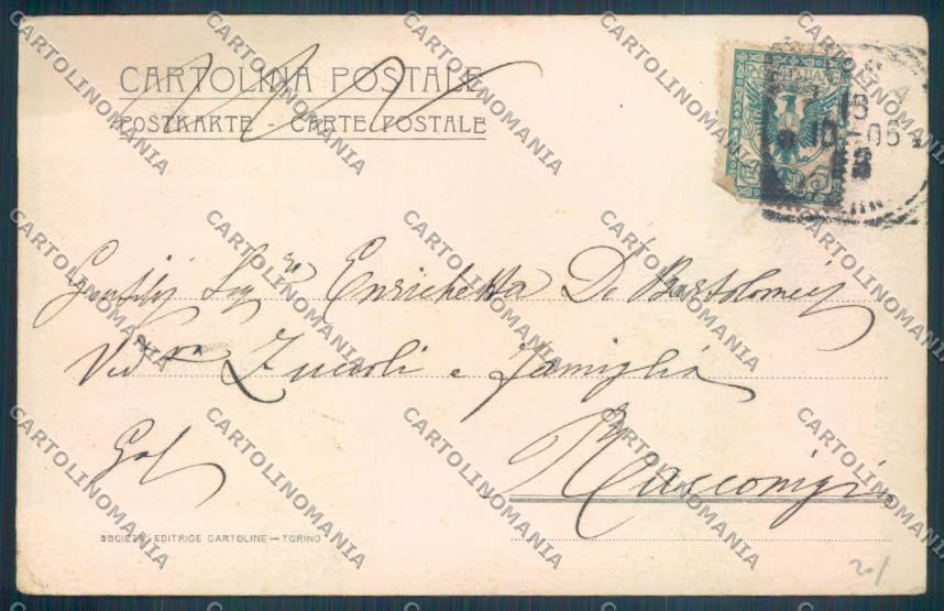 Torino Susa cartolina ZT1533 – retro