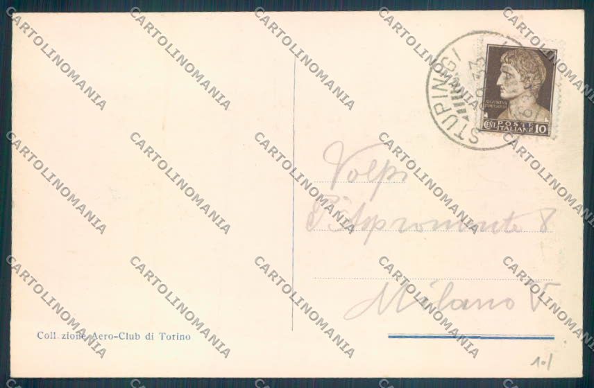 Torino Nichelino Stupinigi cartolina ZT1542 – retro