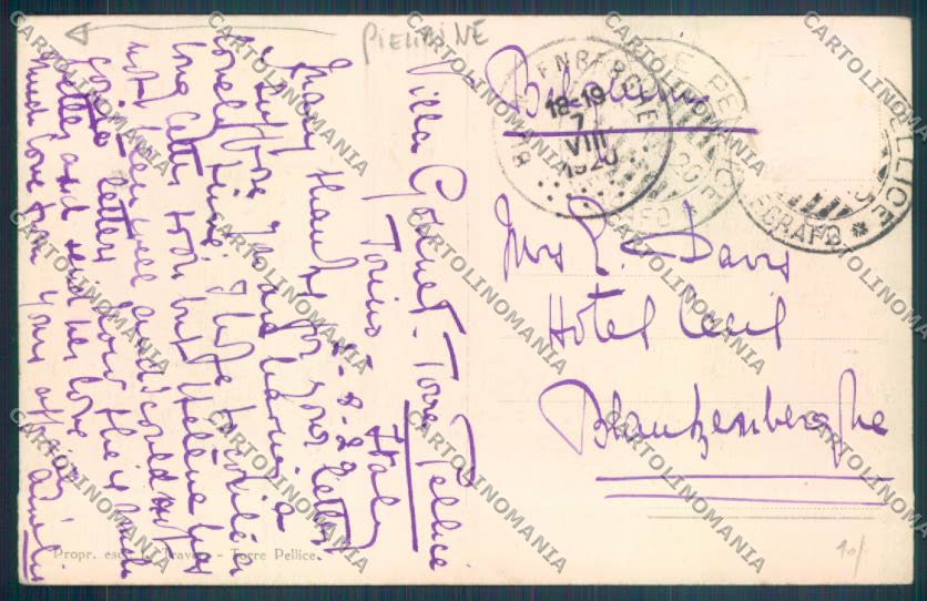 Torino Torre Pellice PIEGHINE cartolina ZT1567 – retro