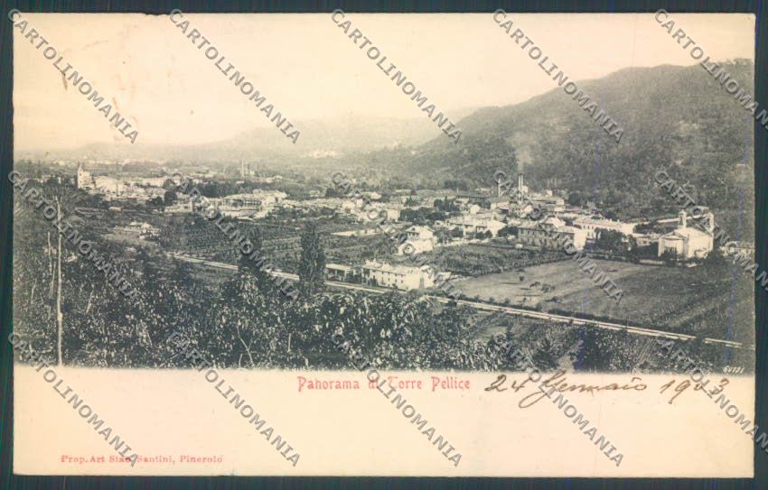 Torino Torre Pellice cartolina ZT1583 – fronte