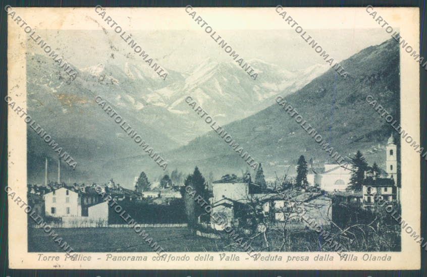 Torino Torre Pellice PIEGHINA cartolina ZT1586 – fronte