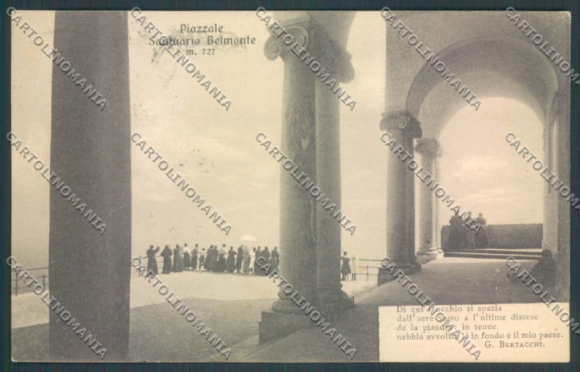 Torino Valperga Canavese Santuario Belmonte cartolina ZT1597 – fronte