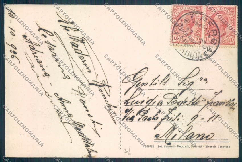 Torino Valperga Canavese cartolina ZT1600 – retro