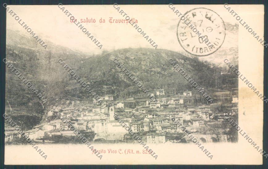 Torino Traversella cartolina ZT1645 – fronte