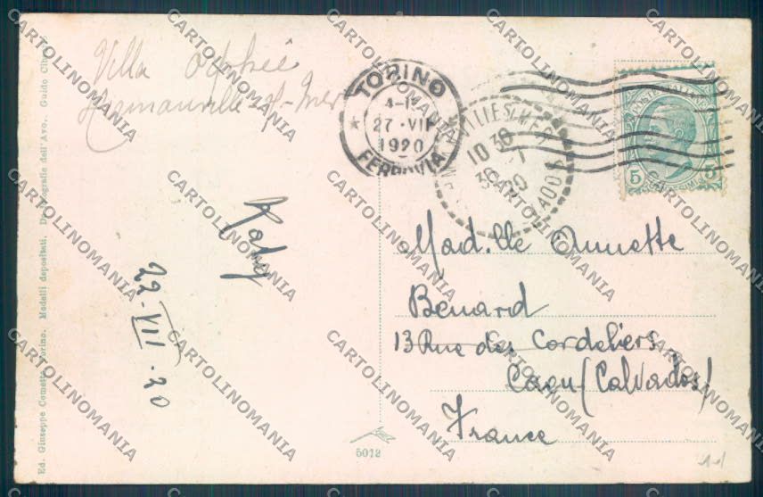 Torino Usseglio cartolina ZT1650 – retro
