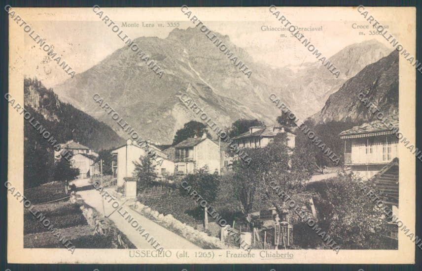 Torino Usseglio cartolina ZT1655 – fronte