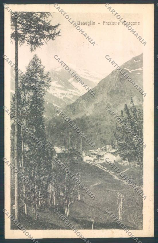 Torino Usseglio PIEGHINE cartolina ZT1656 – fronte