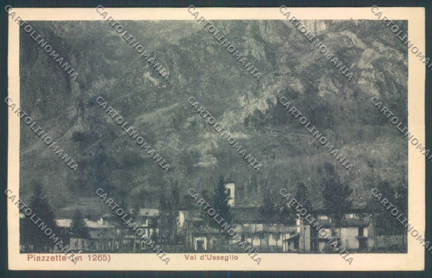 Torino Usseglio Piazzette cartolina ZT1659 – fronte