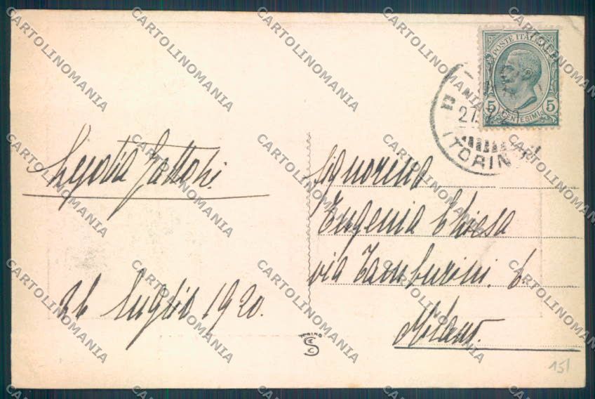 Torino Viù Bertesseno cartolina ZT1671 – retro