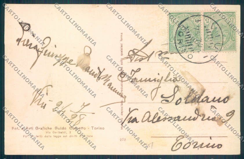 Torino Viù cartolina ZT1672 – retro