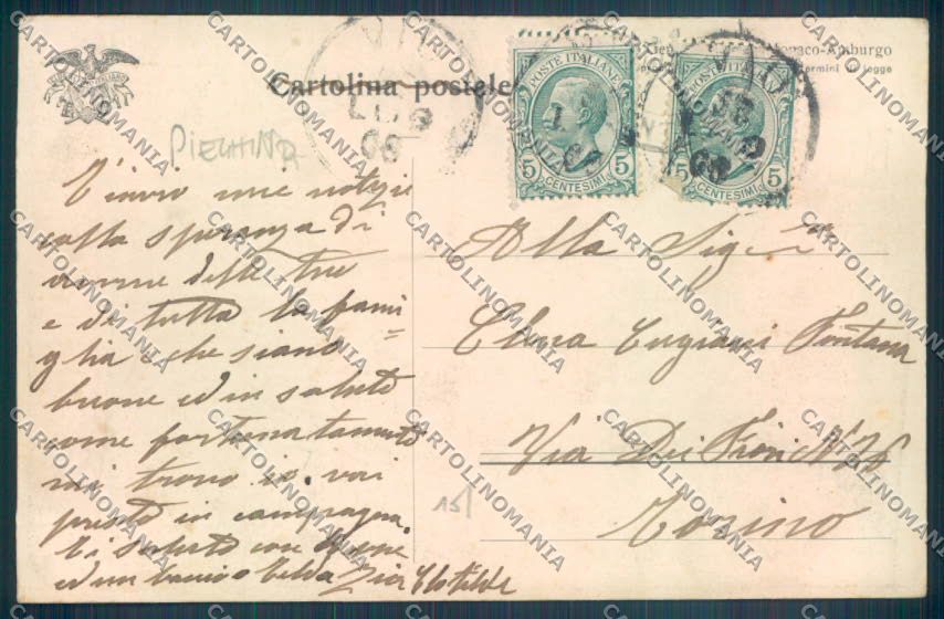 Torino Viù Genta PIEGHINA cartolina ZT1675 – retro