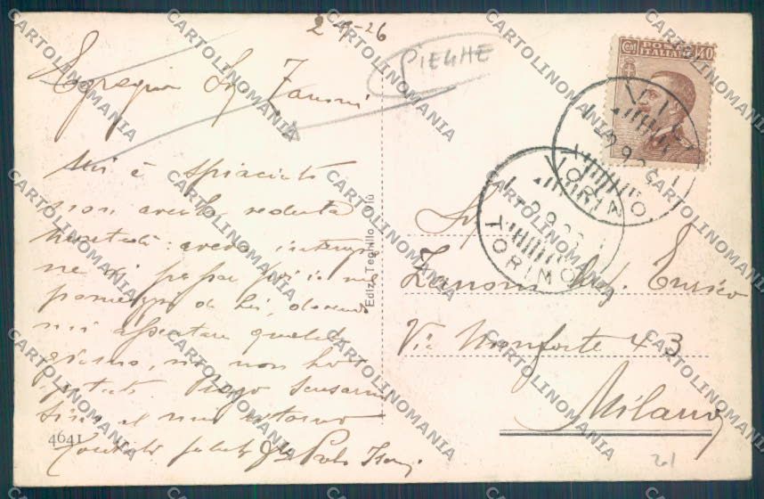 Torino Viù Polpresa PIEGHE cartolina ZT1679 – retro