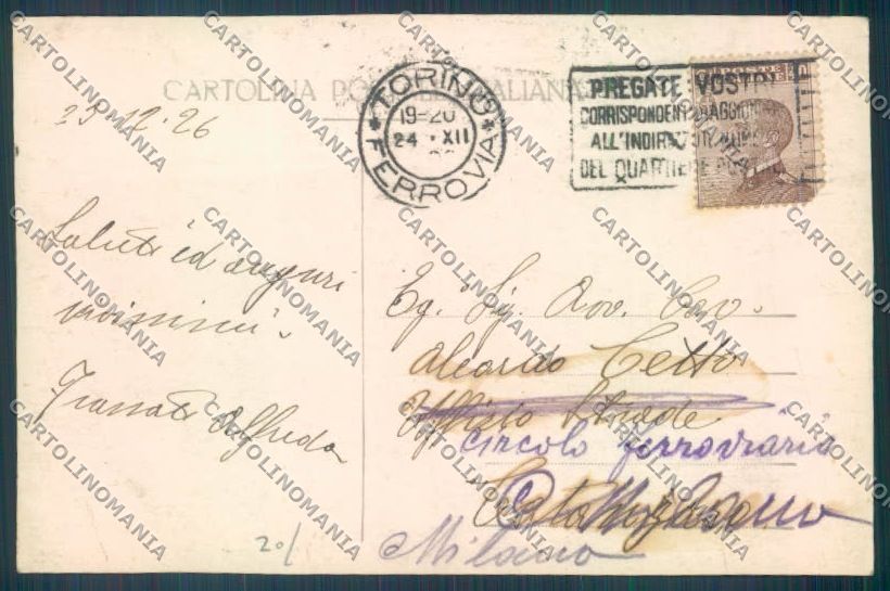Torino Alta Montagna Rifugio Foto cartolina ZT1699 – retro