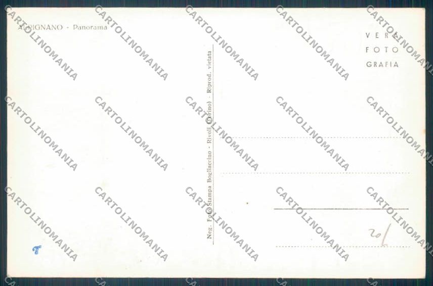Torino Alpignano Foto cartolina ZT1700 – retro