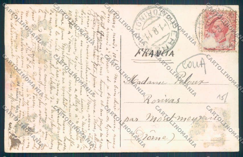 Torino Perrero COLLA cartolina ZT1713 – retro