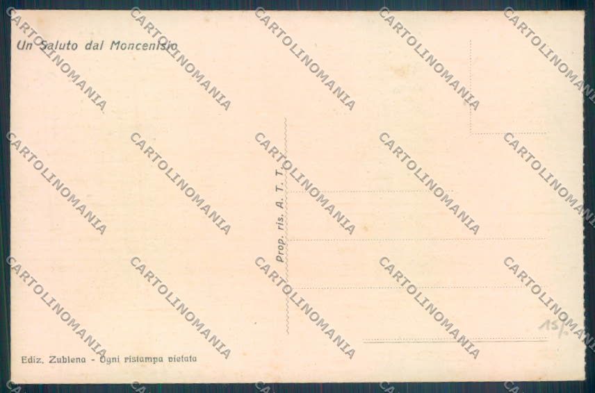 Torino Moncenisio cartolina ZT1729 – retro